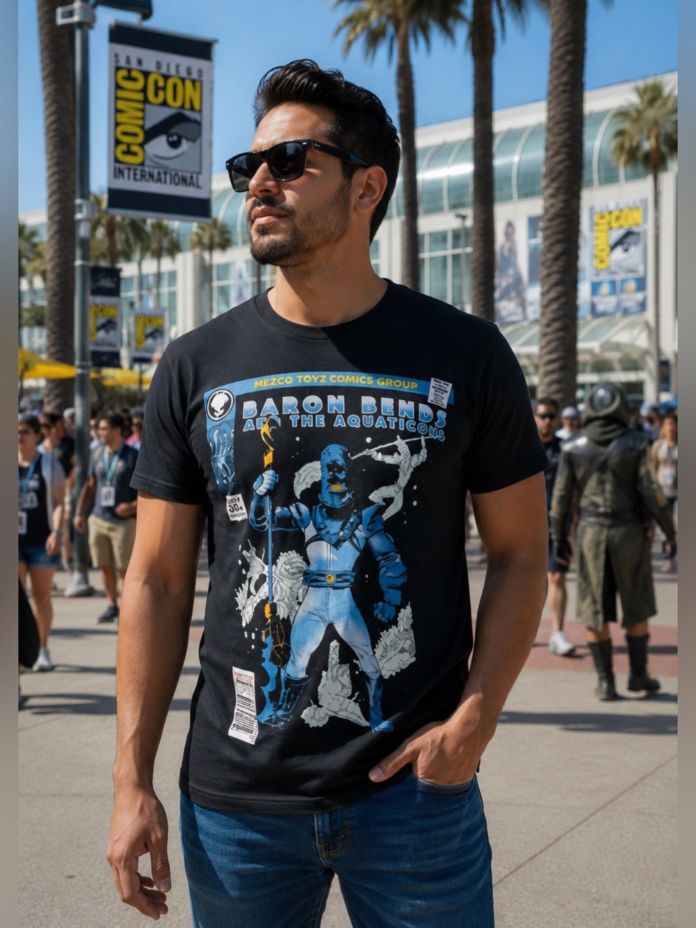 Mezco Toyz “Baron Bends & The Aquaticons” Graphic Tee